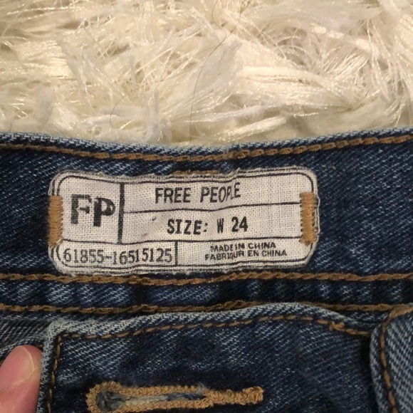 Free people frayed jean shorts - Picture 5 of 8